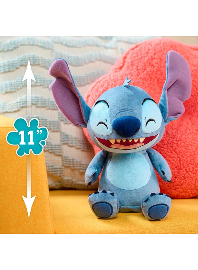 STITCH Disney Lilo & Stitch 11" Inch (28 cm) Crack Me Up Stitch Plush with Sound and Motion, Wiggles, Giggles and Laughs, Soft & Cuddly Huggable Stuffed Toy, Suitable for Kids, Boys and Girls, Aged 3 Years+ - Image 5