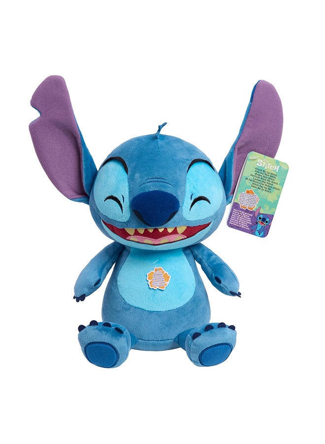 STITCH Disney Lilo & Stitch 11" Inch (28 cm) Crack Me Up Stitch Plush with Sound and Motion, Wiggles, Giggles and Laughs, Soft & Cuddly Huggable Stuffed Toy, Suitable for Kids, Boys and Girls, Aged 3 Years+ - Image 1