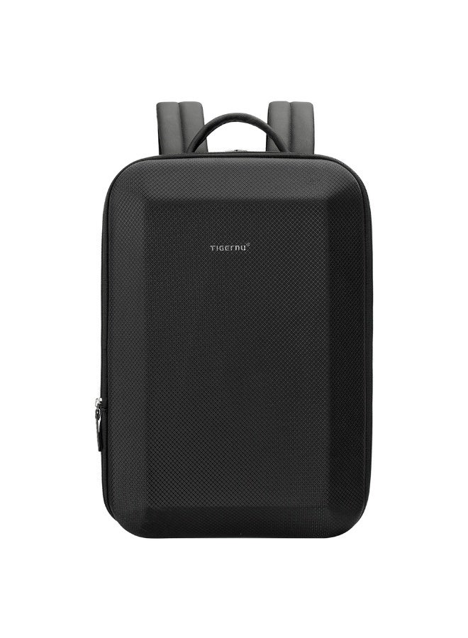 تايجرنو حقيبة ظهر مضادة للسرقة متعددة الوظائف بغطاء صلب مقاوم للماء من تيجيرنو - موديل T-B9152 (لون أسود) - Image 2