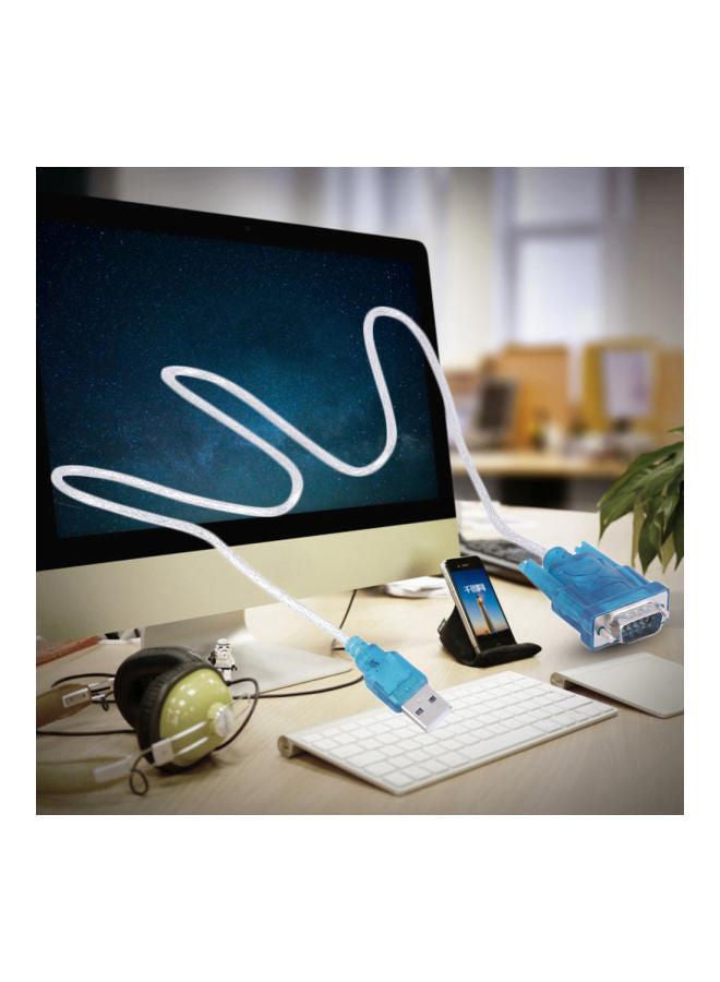 نيبمينينت محول بمنفذ USB 2.0 إلى شريحة تسلسلية RS232 بعدد 9 أسنان أبيض/أزرق - Image 3