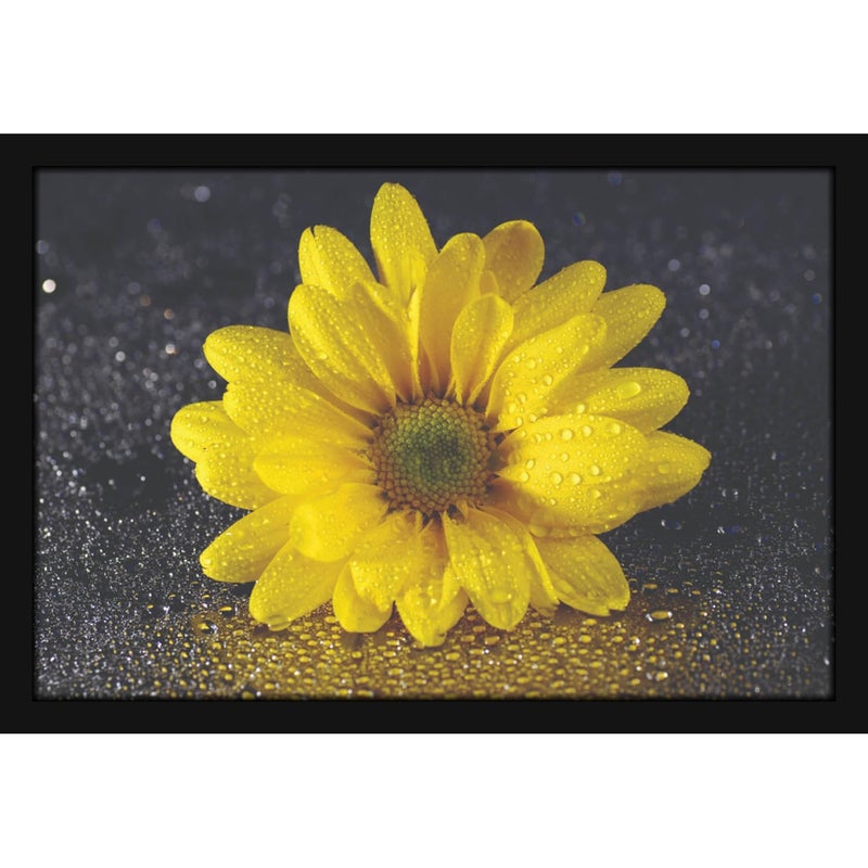 Mad Masters Yellow Sunflower Flower Nature Beauty Painting Photo Frame for Living Room Bedroom Home Decor and Wall Decoration MM 1852 8x12 Inch Paper Without Plexi Glass - Image 1