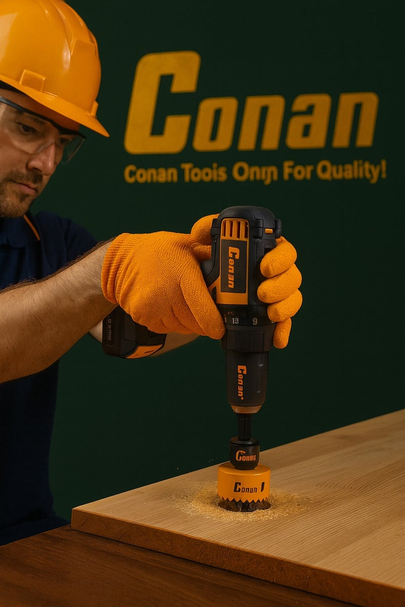 Conan 11 PCS Hole Saw Set – COWH811 – For Wood & Plastic - Image 2