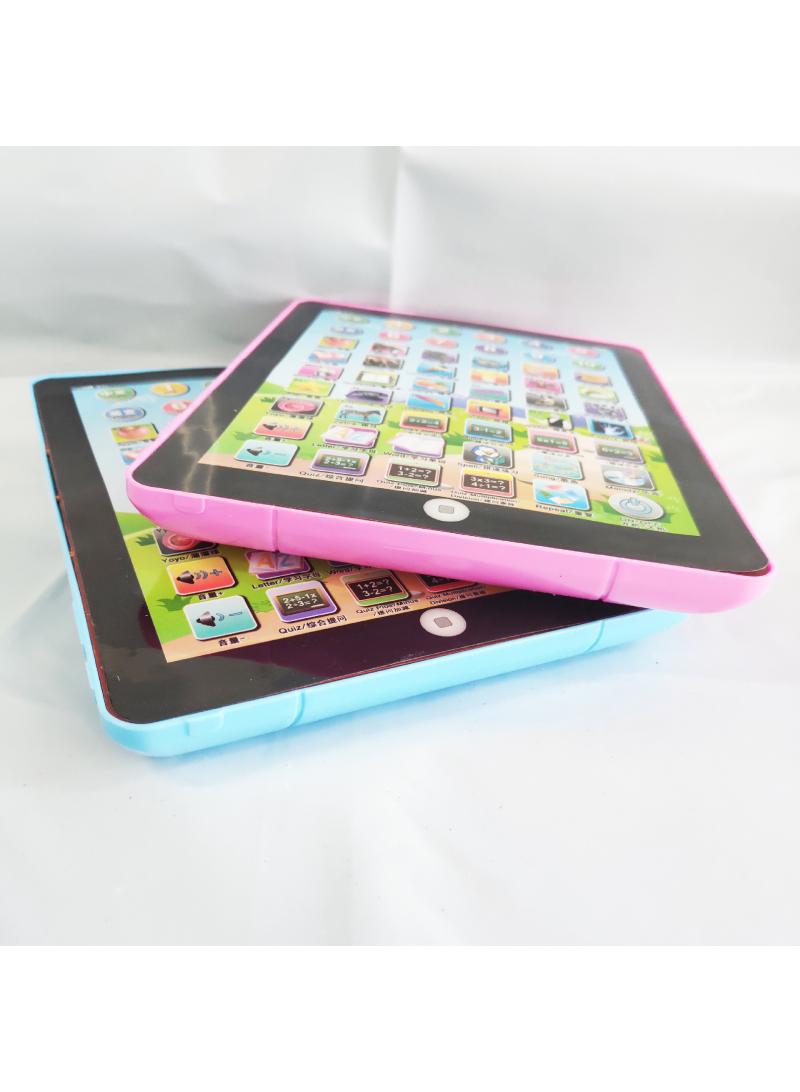 English tablet learning machine Children's early education story machine Mini dot-reading machine simulation learning toy without battery pink 1Pcs  - Image 3
