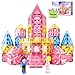 Soyee Diamond Magnetic Tiles Magnet Building Blocks Princess Castle Toys for Girls Boys Age 38 Birthday Present 5 6 7 8 9 10 Year Old Valentines Day Gifts for Kids Classroom - Image 3