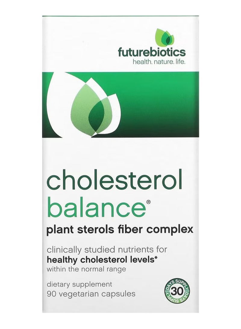 فيوتشر بايوتكس Futurebiotics، توازن الكوليسترول®، 90 كبسولة نباتية