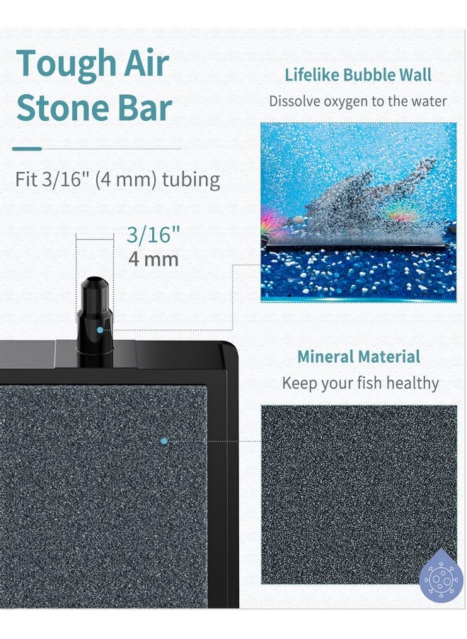 Pawfly Pawfly 12 Inch Air Stone Grey Mineral Bubble Stone Bar Diffuser Bubbler Airstones for Aquarium, Fish Tank, and Pump  - Image 4