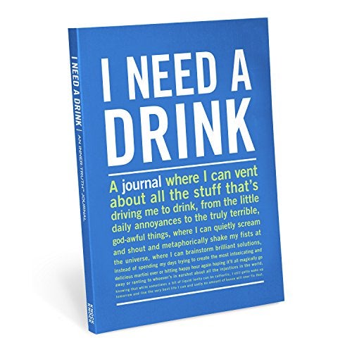 Knock Knock I Need A Drink Inner-Truth Journal (Large, 7 x 9.5-inches) - Image 1