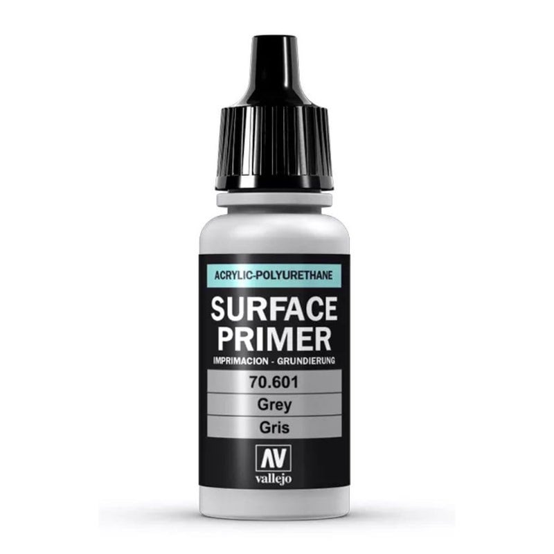 Vallejo - Surface Primer Color | Grey Acrylic Primer 18 ml (0.6 fl.oz.) | Matte Finish and Fast Drying | Perfect for Airbrushing and Great Adhesion to Figurines and Scale Models - Image 2