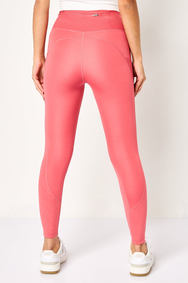 Nike Women Sportswear Fit Training Leggings, Pink - Image 4