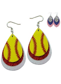 Cool Softball Stuff For Women - Softball Earrings - Softball Accessories (Crimson Red & White) - pzsku/Z42E3948AD9AAEDD088EBZ/45/_/1735816917/94c77d4f-62fa-4ef6-95ea-7c9d4b658f18