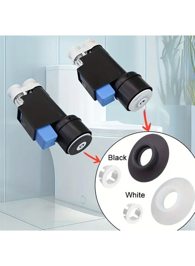 Black Toilet Replacement Seal Ring Compatible with Ideal Standard SV01967 SVO1967 Flapper Wax Ring Gasket - Image 2