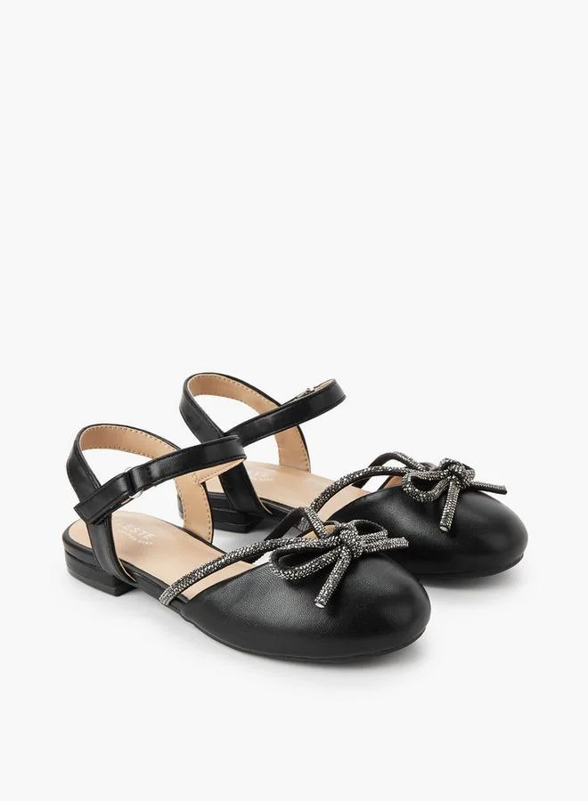 Girls Hook & Loop Ballerina Shoes