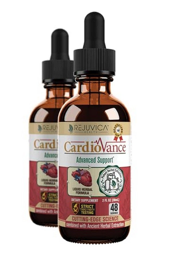Rejuvica Health Rejuvica Health CardioVance - Heart Support Supplement - Liquid Delivery for Better Absorption - Hawthorne, Hibiscus, Arjuna, Olive Leaf & More!  - Image 1