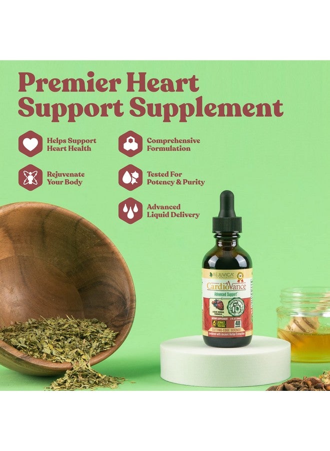 Rejuvica Health Rejuvica Health CardioVance - Heart Support Supplement - Liquid Delivery for Better Absorption - Hawthorne, Hibiscus, Arjuna, Olive Leaf & More!  - Image 4