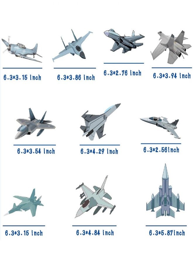 AimtoHome 20 Pieces Airplanes Hanging Swirls, Air Force Theme Ceiling Hanging Streamers Party Decorations for Airplane Themed Birthday Baby Shower Party Supplies - Image 4
