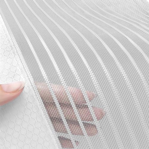 Loviga Heavy Duty Door Screen Magnetic Closure, LOVIGA Thickened Fiberglass Screen Door Mesh, Self Sealing, Tear Resistant, Easy Assemble, Fine Mesh Keep Bugs Out Fit Door Size 36 Inch X 82 Inch White - Image 1
