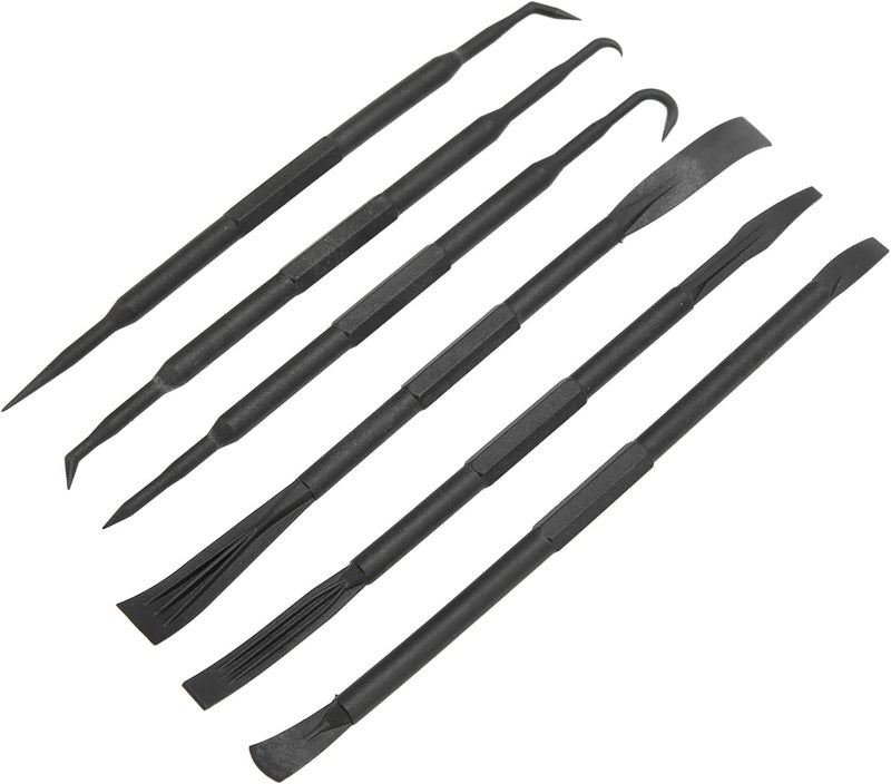 aqxreight 6PCSSet Prying Hook Set Double Ended ABS Plastic 6PCS Prying Hook Set, Double Ended ABS Plastic Pry Bars for Removing O-Rings & Sealing Accessories Pry Doubl - Image 3