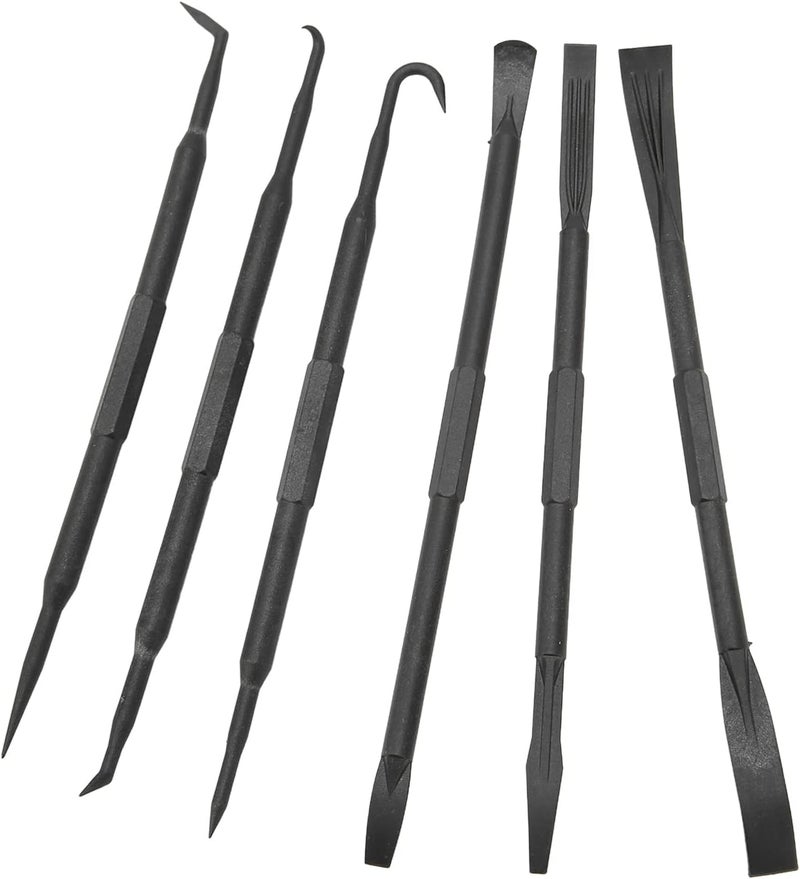 aqxreight 6PCSSet Prying Hook Set Double Ended ABS Plastic 6PCS Prying Hook Set, Double Ended ABS Plastic Pry Bars for Removing O-Rings & Sealing Accessories Pry Doubl - Image 4