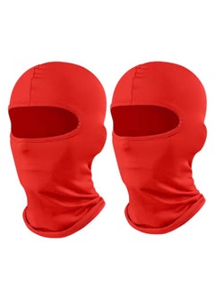 SARAOONT 2 Piece Summer Motorcycle face cover Cooling Neck Gaiter UV Protector Mask for Men/Women  - Image 1
