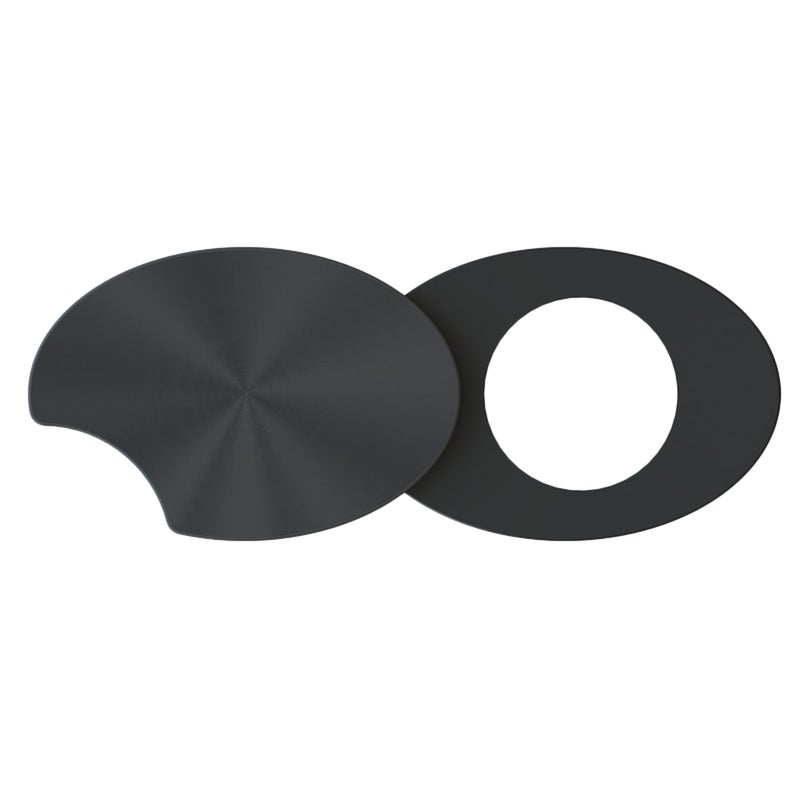 12 PCS Laptop ABS Source Material 2 In 1 Camera Privacy Sticker Cover Webcam Cover(Black) - Image 2