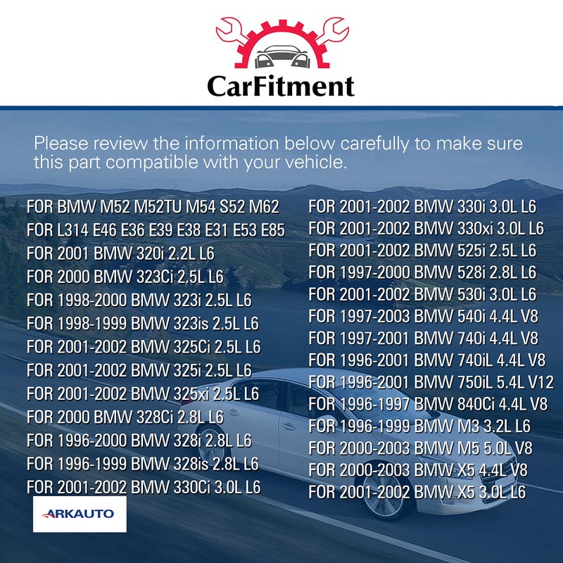 ARKAUTO 6PCS HIGH PERFORMANCE IGNITION COIL ARK-IG354-R UF354 E46 E36 E39 E38 E31 E53 E85 FOR BMW 3 5 7 8 Series Z3 Z4 X3 X5 M3 M5 E46 E36 E39 E38 E31 E53 E85 LANDROVER 2.2 2.5 2.8 3.0 3.2 L6 M52 M54 S52 M62 - Image 5
