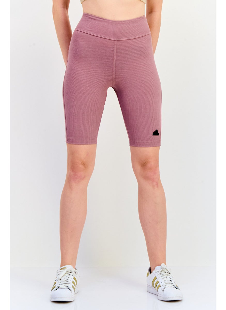 Adidas Women Sportswear Fit Training Shorts, Light Purple  - Image 1