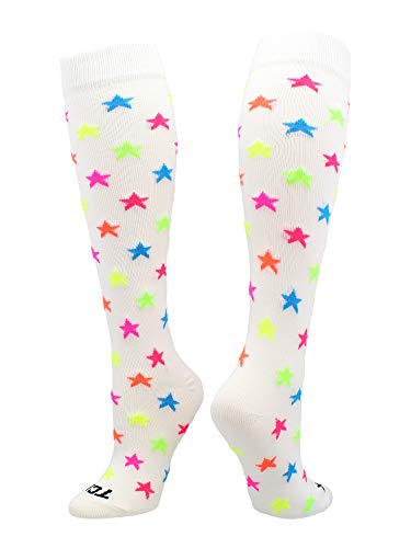 TCK Krazisox MultiColor Stars White Small - Image 1
