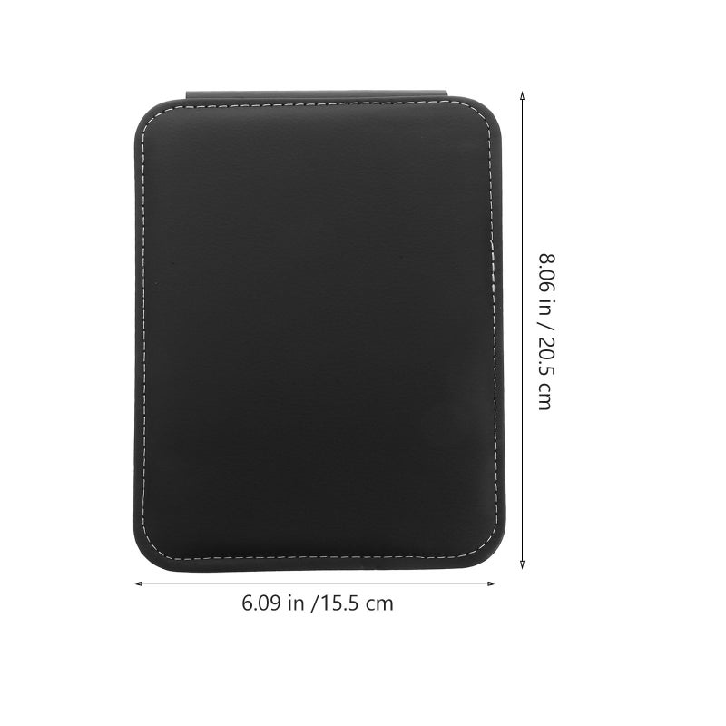 Black Folding Makeup Mirror with Stand Portable Vanity Mirror for Home and Travel - Image 3