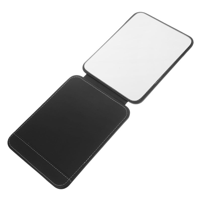 Black Folding Makeup Mirror with Stand Portable Vanity Mirror for Home and Travel - Image 2