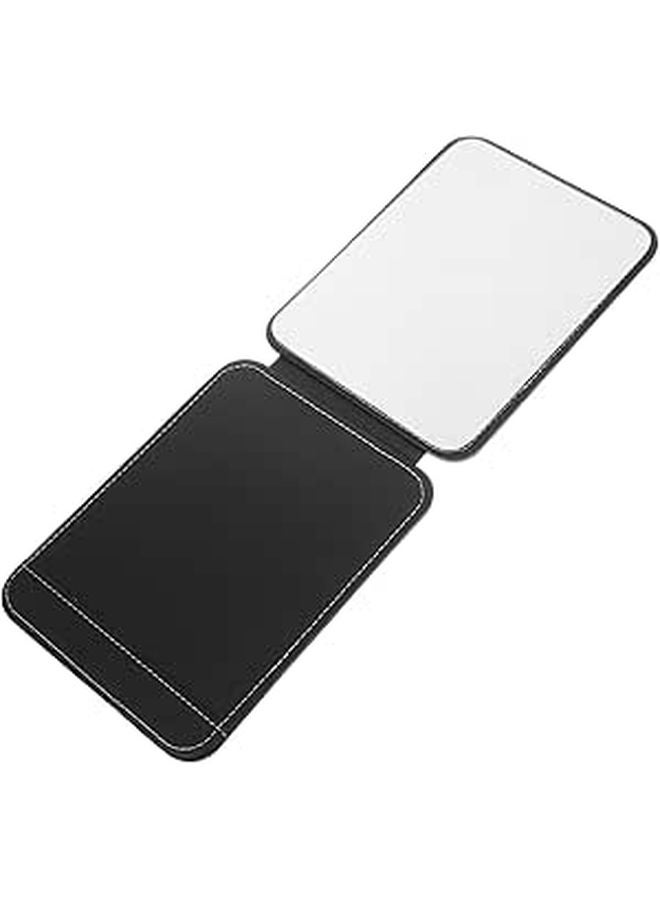 Black Folding Makeup Mirror with Stand Portable Vanity Mirror for Home and Travel - Image 1