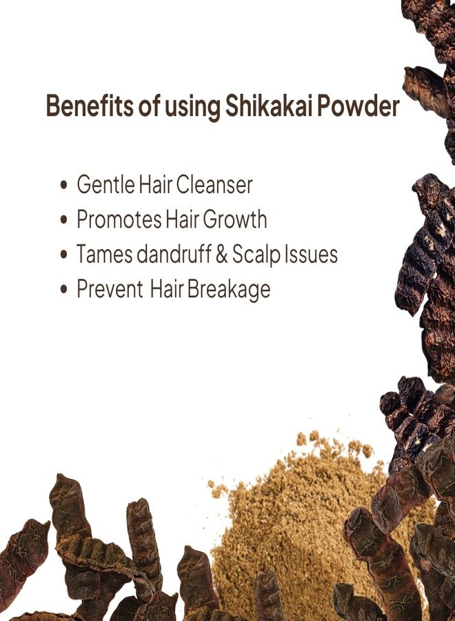 Vriksha Veda Shikakai Powder for Hair (100g) | Organic & Natural Hair Cleanser | Strengthens Roots, Reduces Dandruff & Promotes Hair Growth | Suitable for All Hair Types - Image 4