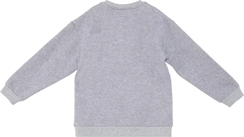 Denokids Just Smile Boy Gray Sweatshirt