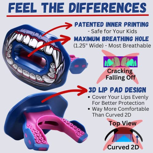 Oral Mart Football Mouth Guard (King Kong) - Instant Fit Lip Guard Mouthpiece- Football Mouthguard Pacifier Protector - Image 2