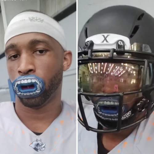 Oral Mart Football Mouth Guard (King Kong) - Instant Fit Lip Guard Mouthpiece- Football Mouthguard Pacifier Protector - Image 5