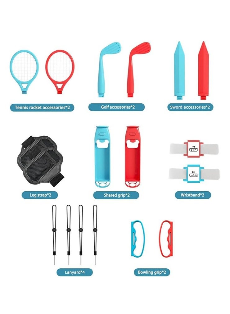 General Nintendo 18-in-1 Switch Sport Accessories, 2024 Switch Sport Accessories, Family Switch Sport Game Pack Accessory Kit  - Image 2