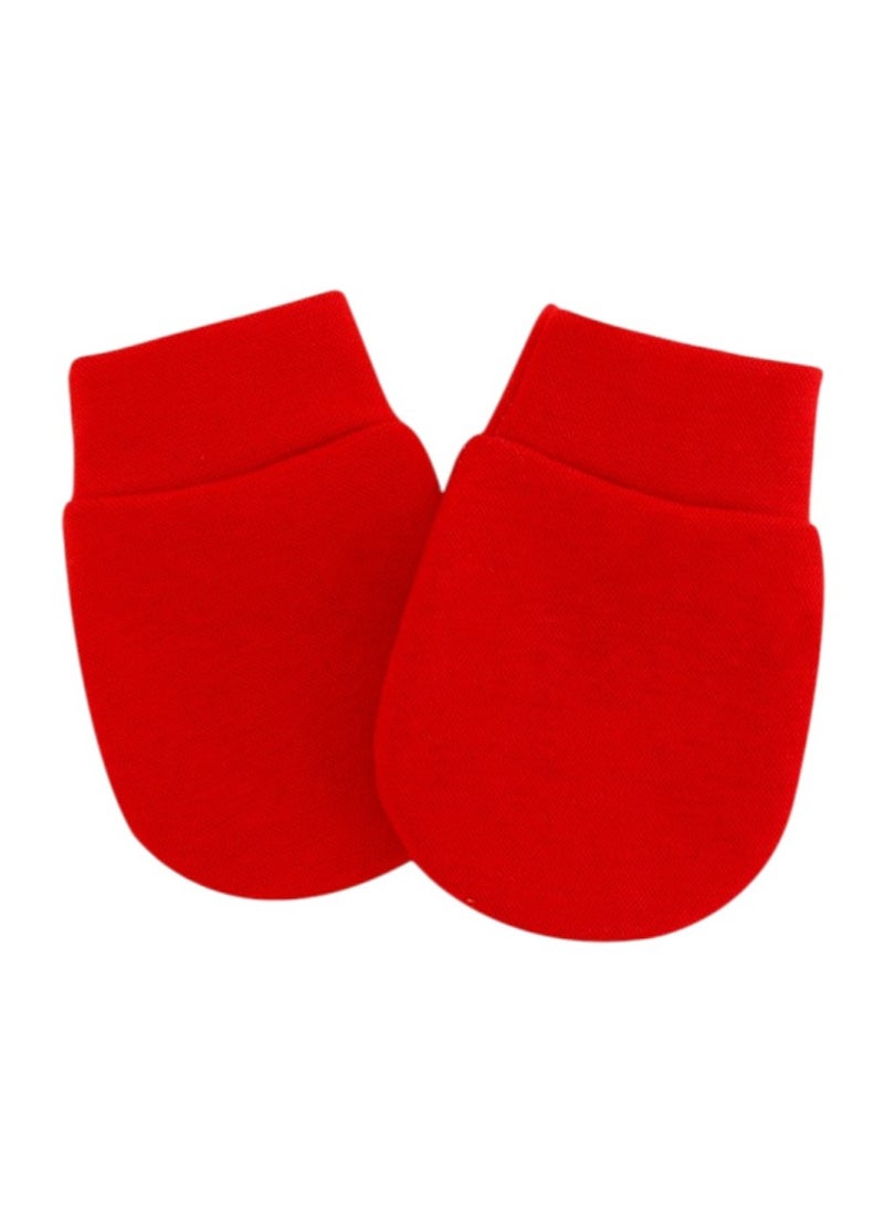 Bambimici Bambimici -  BabyBow Turban Hat and Mittens - Red  - Image 1