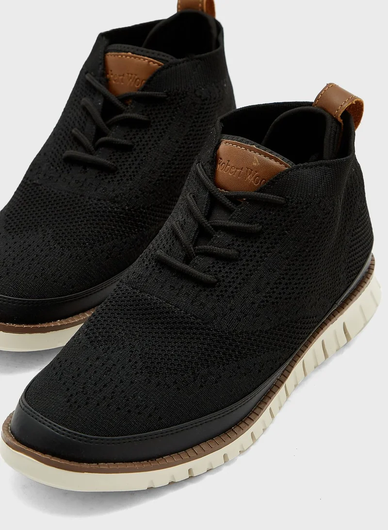 Robert Wood Knitted Boots