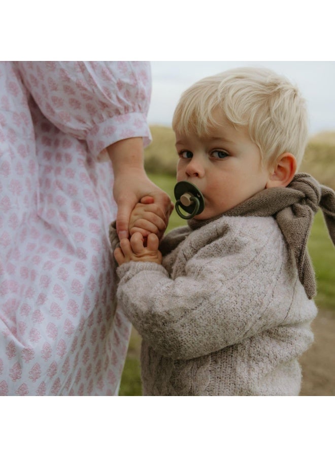 FRIGG لهاية FRIGG Little Viking من اللاتكس للأطفال 6-18 شهر 2-Pack كاكاو/زيتون - الحجم 2 - Image 4