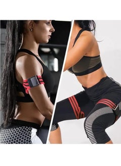 SportQ SportQ Blood Flow Restriction Bands Elastic Quick Release Band, Occlusion Training Bands for Men and Women, Resistance Bands for Arms and Legs and PFR Training (2 Biceps Bands, 2 Leg Bands)  - Image 2