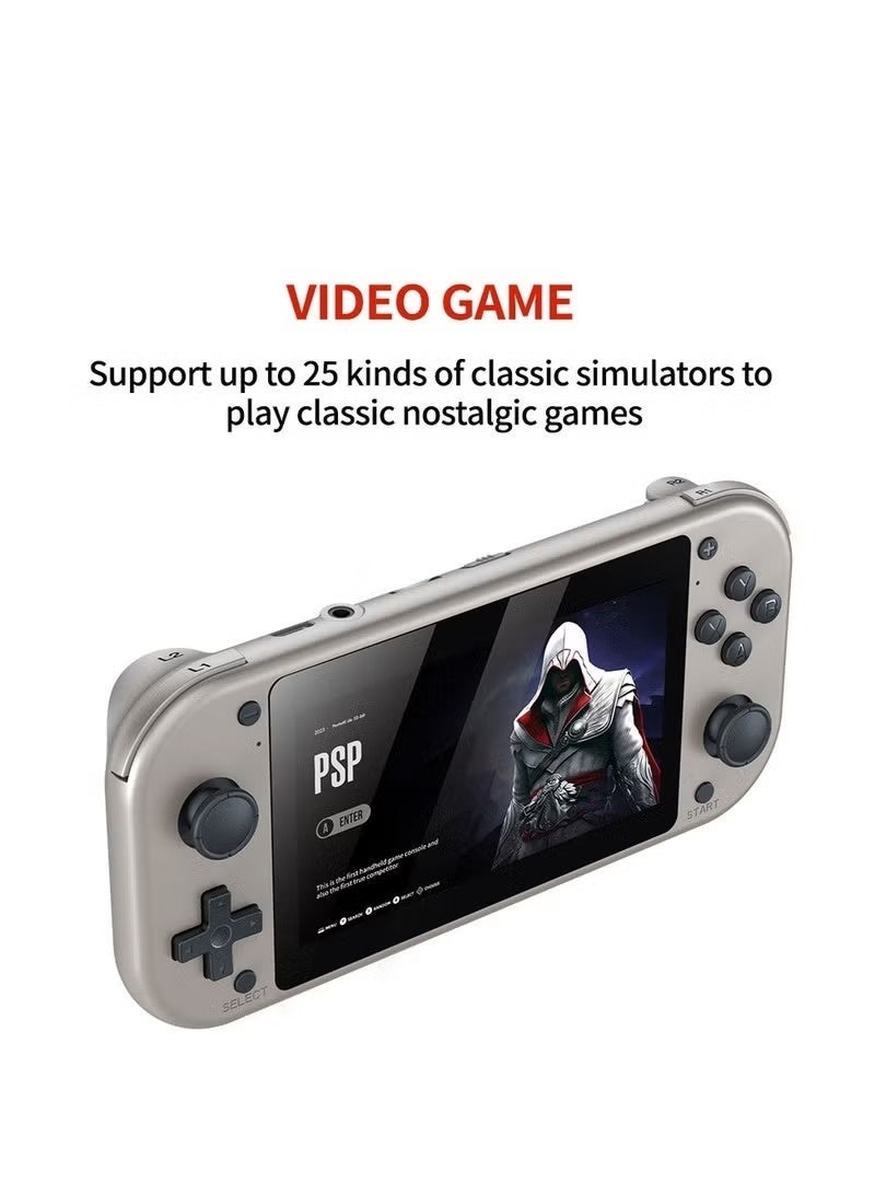 M17 وحدة تحكم الألعاب المحمولة M17، شاشة HD بحجم 4.3 بوصة، نظام ألعاب ريترو، محاكي PSP، مشغل ألعاب فيديو محمول، وحدة تحكم كلاسيكية متعددة اللغات - Image 4