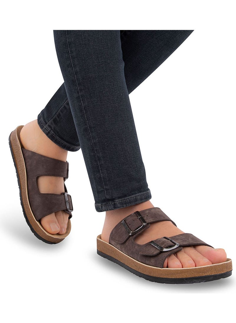 MUYA Orthopedix Allen Anatomical Double Buckle Men's Slippers 31330  - Image 3