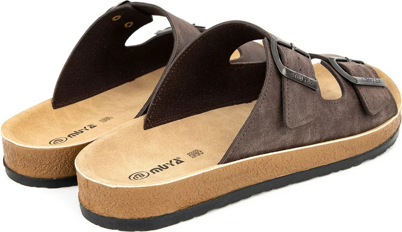 مويا Orthopedix Allen Anatomical Double Buckle Men's Slippers 31330