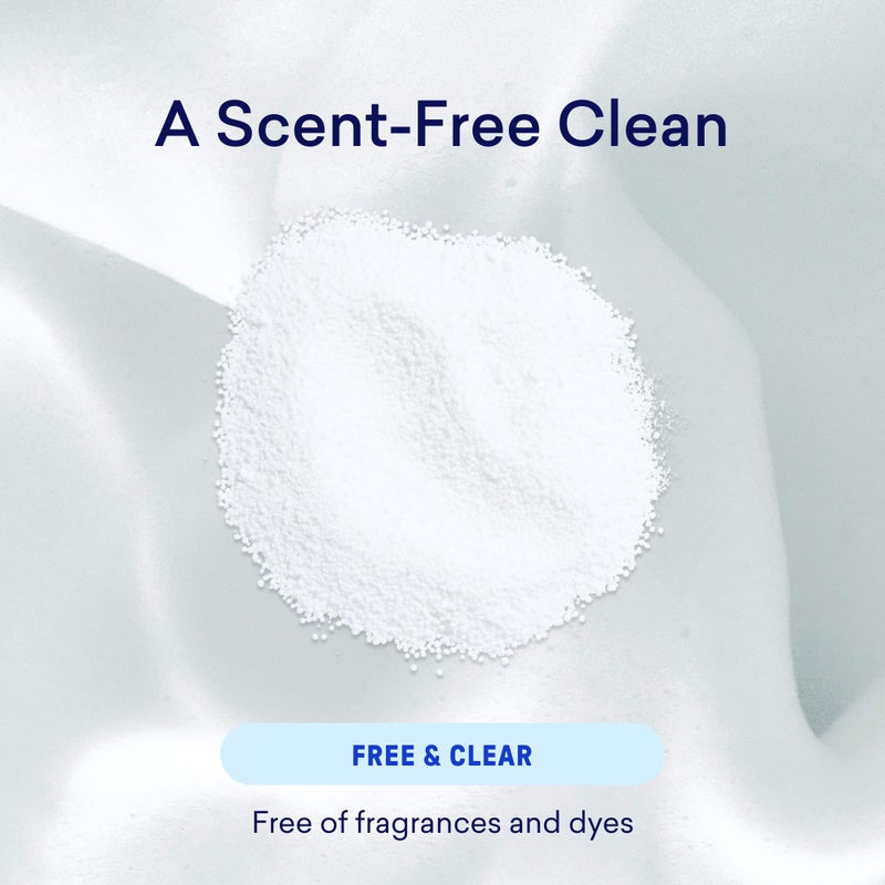 BLUELAND Oxi Laundry Booster Powder Refill 2-Pack, Fragrance Free & Clear, 50 Loads, 35.2 oz, Plastic-Free, Eco Friendly, Oxy Cleaner, Stain Remover - Image 4
