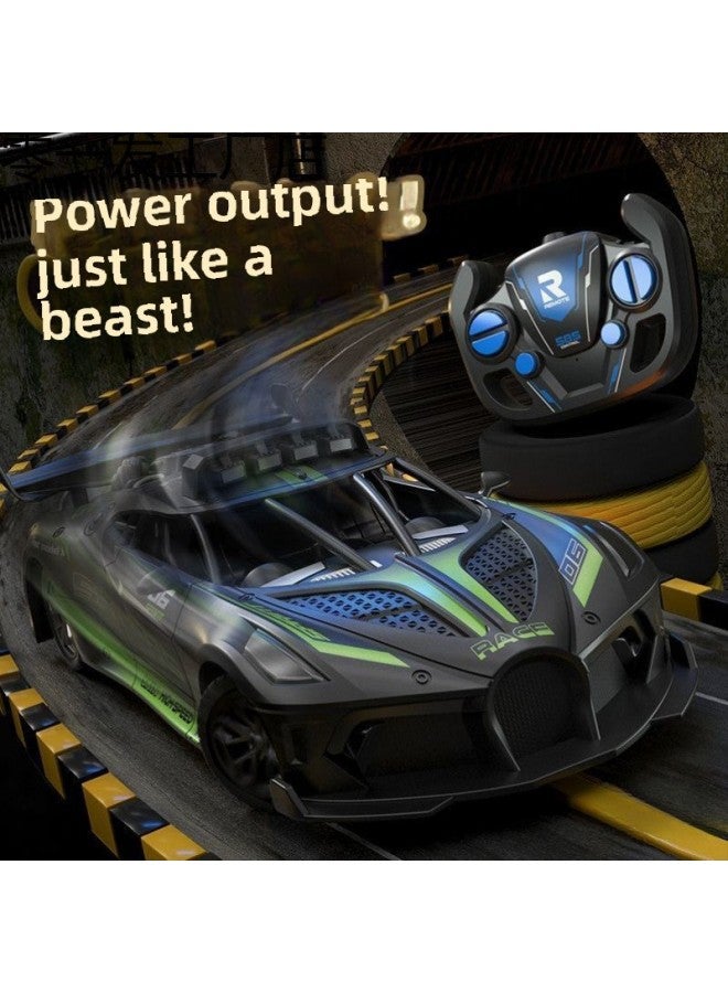 Remote Control Car Charging Edition Wireless Racing Car Drift Fans Small Electric Year Old Boy Toy Car-Color:Enlarged Remote Control Biscuit Gatdi Sports Car -Scale:Standard Version - Image 4