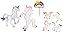 Oasis Supply Unicorn Playset Cake Topper Kit 7 piece set - Image 3