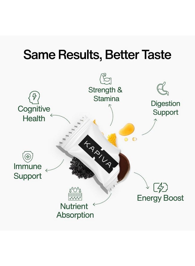 Kapiva كابيفا جوميز شيلجيت النقي من الهيمالايا | حتى 70% حمض فلفيك | 80+ معادن أساسية | دعم المناعة والحيوية للرجال والنساء | 500 ملغ يوميًا | غير معدلة وراثيًا | 100% طبيعية وعضوية - Image 3