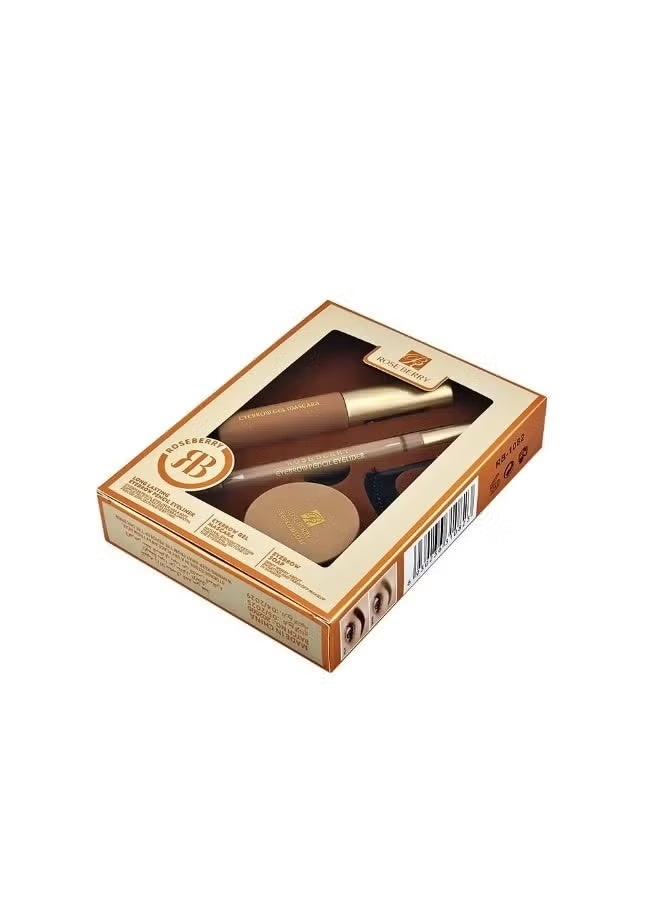 Rose Berry 3-in-1 Eyebrow Kit – Eyebrow Soap + Pencil + Mascara - Image 1