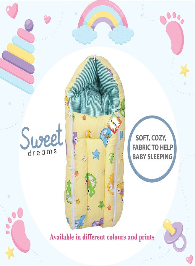 Bantoo New Born Baby Carry Bag/Carry Bed/Baby Wrapper (0-6 Months, Yellow) - Image 2