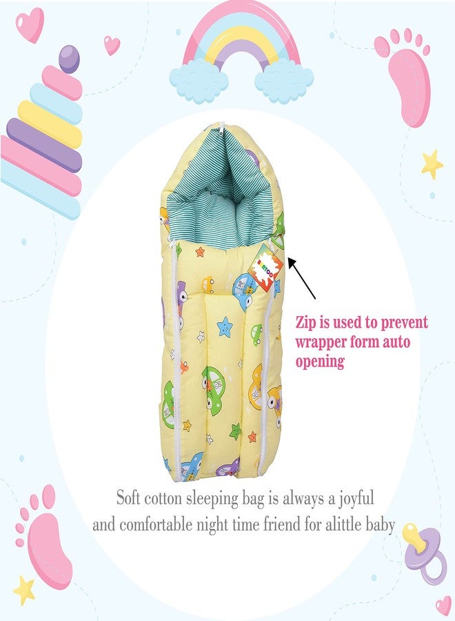 Bantoo New Born Baby Carry Bag/Carry Bed/Baby Wrapper (0-6 Months, Yellow) - Image 5
