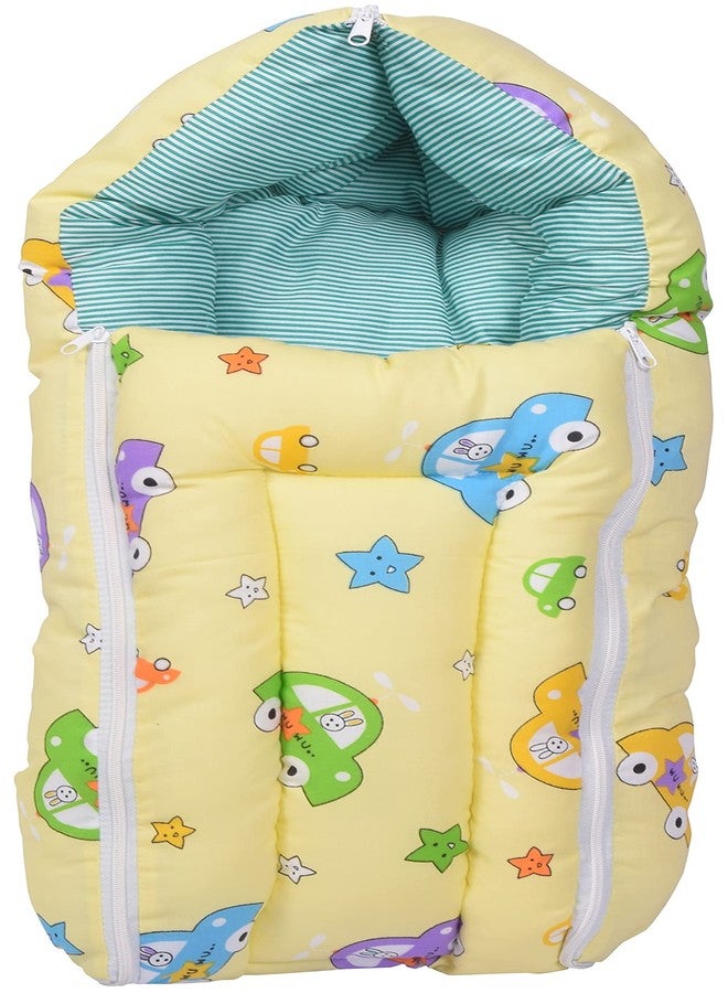 Bantoo New Born Baby Carry Bag/Carry Bed/Baby Wrapper (0-6 Months, Yellow) - Image 1